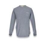 Pull homme - no excess - bleu - 100% coton - col arrondi - taille standard