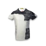 Tee shirt homme - no excess - motif s�rigraphie - col rond - jaune - manches courtes