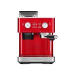 Expresso semi - automatique kitchenaid 5kes6551eca - broyeur à café intégré - 15 bars - rouge Expresso semi - automatique kitchenaid 5kes6551eca - broyeur à café intégré - 15 bars - rouge