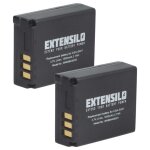 Extensilo 2x batterie compatible avec panasonic lumix dmc - tz5 dmc - tz50 appareil photo (1000mah 37v ... Extensilo 2x batterie compatible avec panasonic lumix dmc - tz5 dmc - tz50 appareil photo (1000mah 37v ...