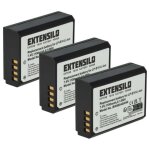 Extensilo 3x batterie remplacement pour canon lp - e10 pour appareil photo (1100mah 74v li - ion)