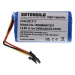 Extensilo batterie compatible avec blaupunkt bpk - vcbb1xpw + aspirateur (3400mah 148v li - ion)
