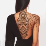 Extra large temporaire tatouages ????floraux adultes pour femmes temporaire cou longue dure temp raliste ...