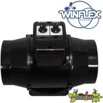 Winflex - extracteur dair tt 125mm u 280m / h thermostat - variateur