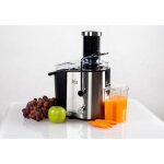 Tzs first austria machine  jus extracteur centrifugeuse large bouche en acier inox 75 mm 2 niveaux de ...