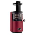 Extracteur de jus omega vsj843 rouge - vitesse de rotation ultra - lente - vis  double hlice - 150 ...