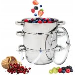 Extracteur de jus à vapeur en acier inoxydable 5l cuiseur à vapeur de fruits induction Extracteur de jus à vapeur en acier inoxydable 5l cuiseur à vapeur de fruits induction