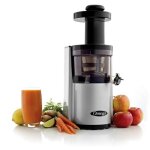 Extracteur de jus vertical omega vsj843 - 150w - 43 tours / min - tamis fin et � gros trous - double ...