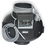 Extracteur prima klima - 160mm - 800m3 / h - thermostat / variateur