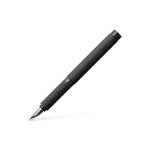 Faber - castell 148481 essentials stylo plume f en aluminium noir