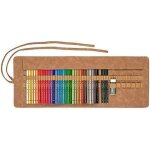 Faber - castell polychromo 110030 lot de 30 crayons de couleur polychromo en cuir et accessoires imperméables ... Faber - castell polychromo 110030 lot de 30 crayons de couleur polychromo en cuir et accessoires imperméables ...