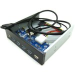 Kalea - informatique fa�ade avant 4 ports usb 3. 0 + 2 ports usb 2. 0 - pour emplacement cdrom 5. 25 ...