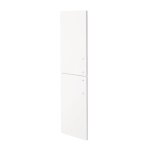 Ondee zen 2 faades de porte mixy - pour colonne de salle de bain - 30cm - blanc - laqu - livr en kit ...