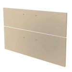 Ondee zen 2 fa�ades de tiroir mixy - pour meuble de salle de bain - 80cm - sable - laqu�