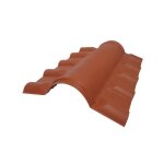 Fatire pvc pour toiture imitation tuile moderne - l: 74 cm - l: 55 cm - e: 15 cm - terre cuite