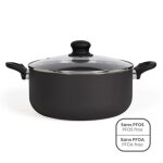 Faitout 28 cm - livoo - mep151n - noir