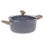 Faitout en aluminium - paris prix - nature - 28cm - anti - adhésif - compatible induction Faitout en aluminium - paris prix - nature - 28cm - anti - adhésif - compatible induction
