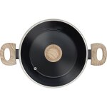 Faitout avec couvercle - pyrex - cook & care - 24 cm - anti - adh�rent - induction - sans pfas
