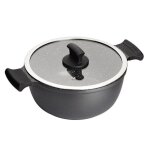 Faitout - inoxibar - s�rie absolut black - 28 cm - acier inoxydable - anti - adh�sif