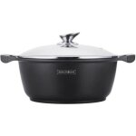 Faitout - induction - 26 cm - pierre antiadhsif - fonte daluminium - durable
