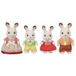 Famille lapin chocolat - sylvanian families - 5655 - articule et habille - a partir de 3 ans