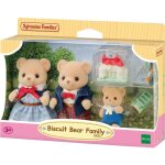 La famille ours biscuit - sylvanian families - les familles - d�s 3 ans