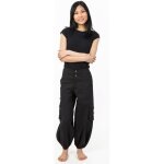 Fantazia - pantalon bouffant femme - pantalon bouffant aladin baggy baroudeuse noir uni suwal
