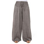 Fantazia - pantalon yoga zen femme - pantalon ethnic chic aladin zen ceinture corset divyna