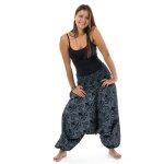 Sarouel femme ethnique chic coton pais pankha - fz2541 - noir - fantazia - large - adulte - mixte