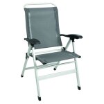 Fauteuil aluminium confort gris anthracite ? gris / anthracite ? midland