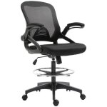 Chaise de bureau - fauteuil de bureau - vinsetto - ergonomique repose - pieds dossier maille r�glable ...