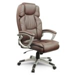 Fauteuil de bureau - sofotel - eg - 227 - similicuir marron - ergonomique - design moderne