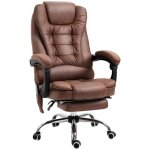 Fauteuil de bureau direction massant chauffant hauteur réglable dossier inclinable tissu aspect lin marron ... Fauteuil de bureau direction massant chauffant hauteur réglable dossier inclinable tissu aspect lin marron ...