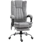 Vinsetto - fauteuil de bureau - simili cuir - 62x67x120cm - gris