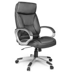 Fauteuil de bureau - jansport - sofotel eg - 223 - cuir noir - rglable en hauteur - a roulettes