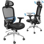Fauteuil de bureau - vevor - chaise bureau ergonomique fauteuil inclinable en maille soutien lombaire ... Fauteuil de bureau - vevor - chaise bureau ergonomique fauteuil inclinable en maille soutien lombaire ...