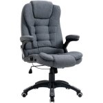 Vinsetto - chaise de bureau - tissu aspect lin - 65x72x120cm - gris Vinsetto - chaise de bureau - tissu aspect lin - 65x72x120cm - gris
