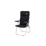 Fauteuil camping pliant confort ocamp - structure pliable et confortable - couleur : noir Fauteuil camping pliant confort ocamp - structure pliable et confortable - couleur : noir
