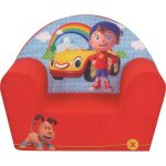 Fauteuil club en mousse pour enfant - fun house - oui oui - rouge - int�rieur