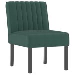 Fauteuil - dbaiyi - da007 - velours vert fonc - 1 place - 110 kg max