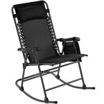 Fauteuil de jardin � bascule pliant rocking chair pliable 102 x 655 x 103 cm t�ti�re r�glable poche de ...