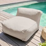 Fauteuil de jardin pour canap� modulable beige mixi oviala