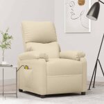 Fauteuil de massage - vidaxl - crème tissu - avec accoudoirs - fonction de vibration - cadre solide et ... Fauteuil de massage - vidaxl - crème tissu - avec accoudoirs - fonction de vibration - cadre solide et ...