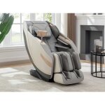 Fauteuil massant en simili - système zero gravité - gris - mowata Fauteuil massant en simili - système zero gravité - gris - mowata