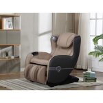 Fauteuil massant kasou en simili avec leds - systme zro gravit - option bluetooth - beige