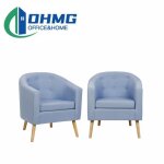Fauteuil ohmg - lot de 2 fauteuils canap vert gris 64 * 60 * 70cm - contemporain - design - extrieur ...