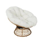 Fauteuil papasan int�rieur / ext�rieur polyrotin rotatif loveuse �96cm tahiti