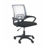 Fauteuil pivotant - vivaldi - moras - gris - 59 cm - ergonomique en maille