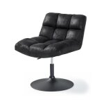 Fauteuil noir vintage indus