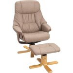 Homcom - fauteuil relax inclinable - microfibre (100% polyester) - 78x82. 5x109cm - marron